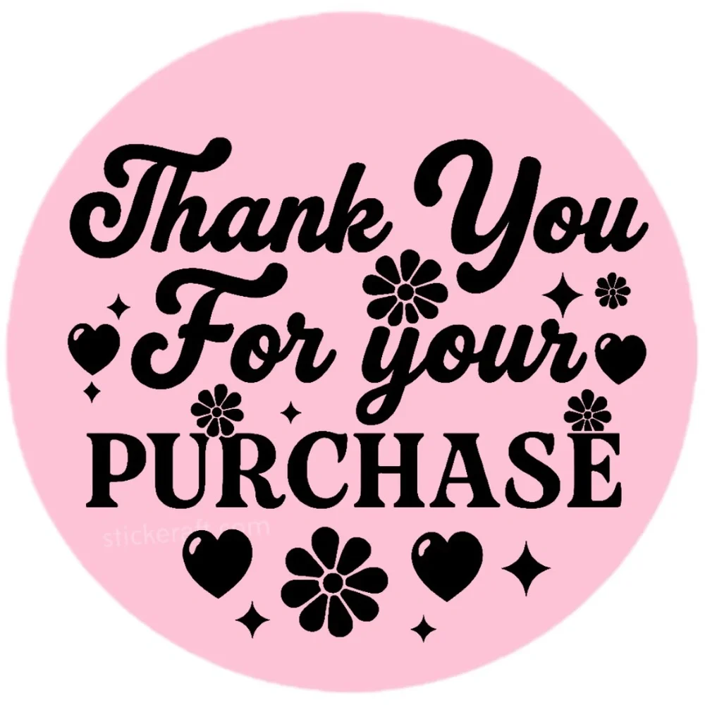 Thank You for Your Purchase Stickers – 2